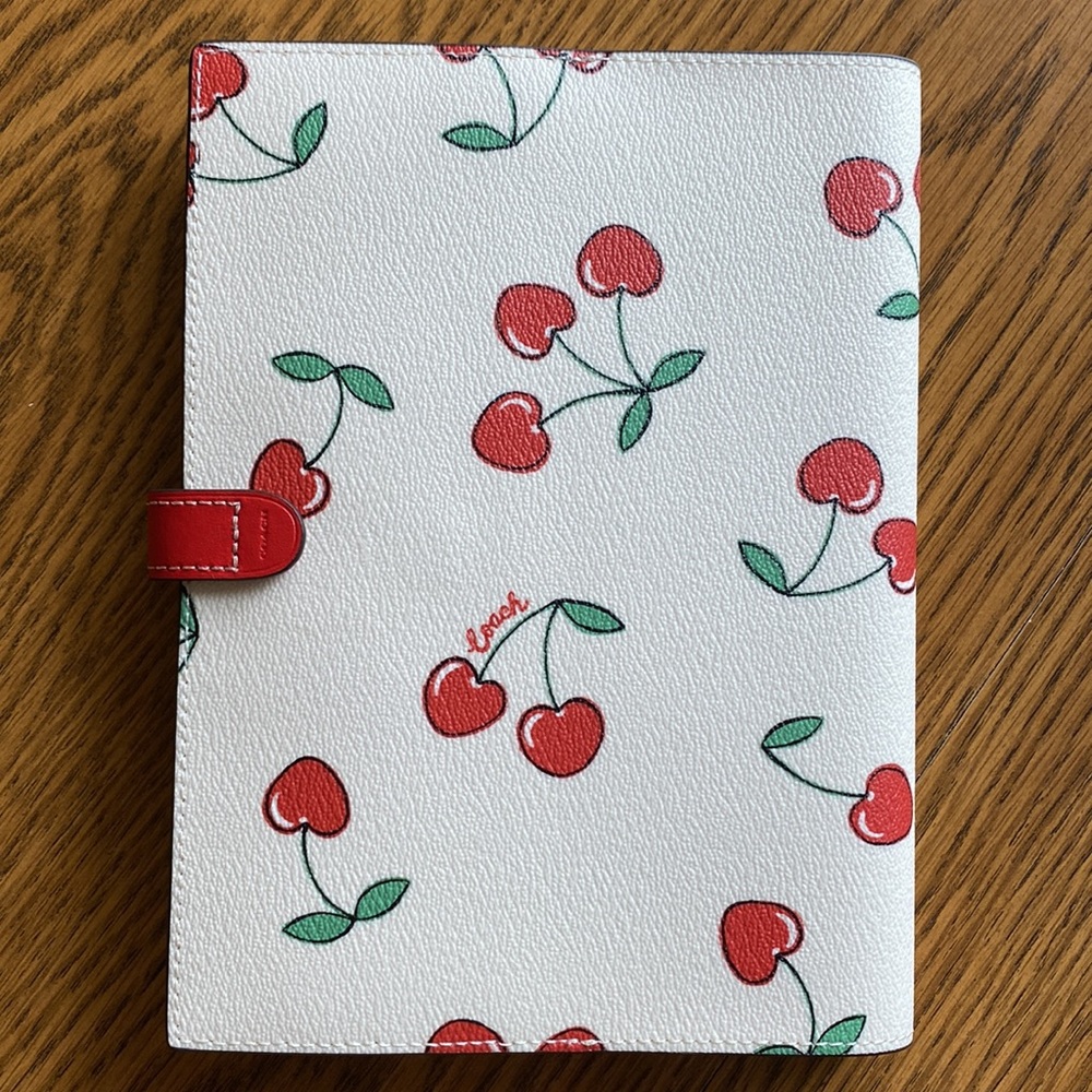 Coach Cherry Notebook - Picture 14 of 15